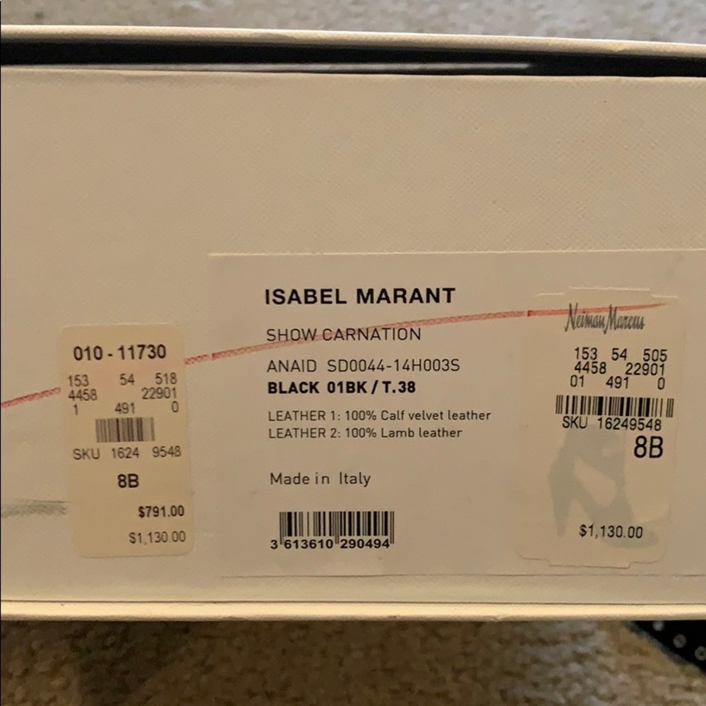 Isabel Marant Black Wrap Up Heels - Picture 7 of 9